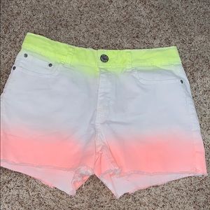 Colored Denim Shorts